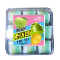 集利果汁卷軟糖蘋(píng)果味+檸檬味165g