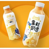 福財(cái)貓果粒奶昔清爽黃桃味