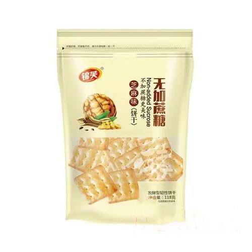 錦芙無加蔗糖芝麻味餅干118g