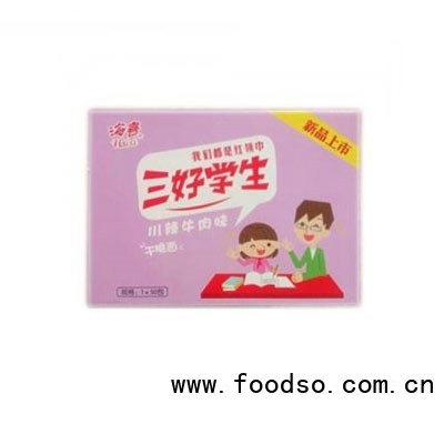 海喜三好學(xué)生川辣牛肉味干脆面箱裝