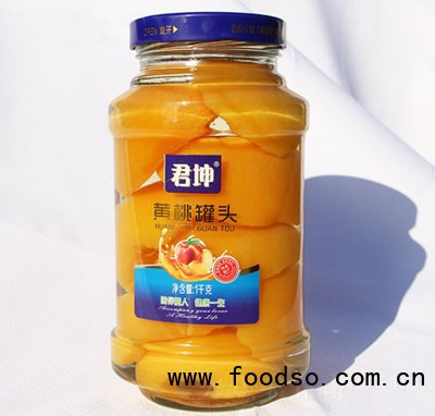 博捷黃桃罐頭1kg