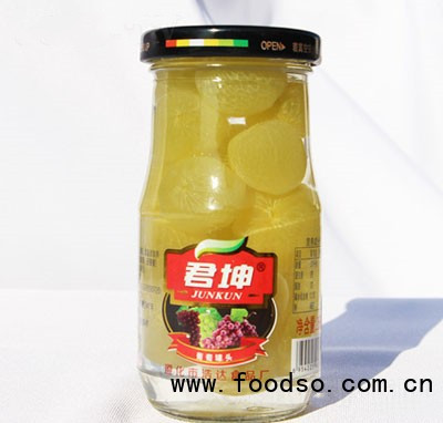 君坤糖水葡萄罐頭