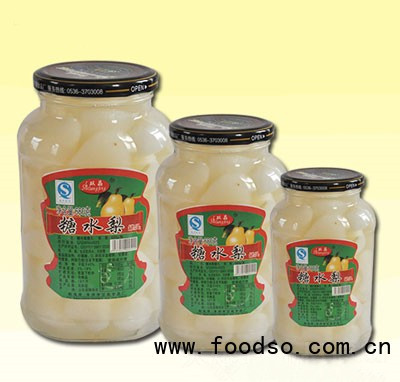 雙晶糖水梨罐頭（瓶裝）