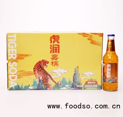 虎潤(rùn)嘉檳橙味汽水330mlX24