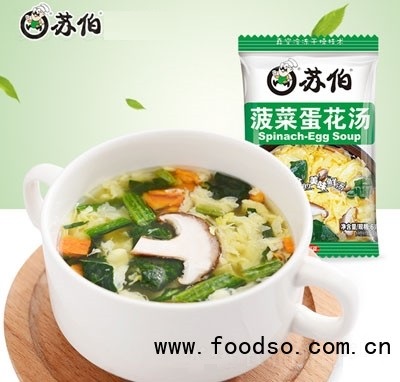 蘇伯菠菜蛋花湯6g