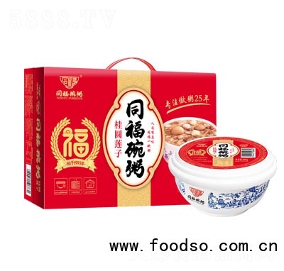 同福碗粥桂圓蓮子粥箱裝