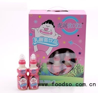 虎潤(rùn)優(yōu)C優(yōu)E乳酸菌飲品200mlX16