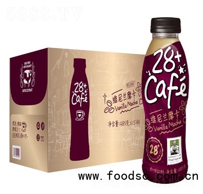 第28街休閑飲品招商批發(fā)咖啡飲料維尼蘭摩卡485克×15