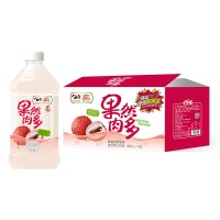浩明果然肉多蜂蜜荔枝椰果復(fù)合果汁飲料箱裝招商1L×12瓶
