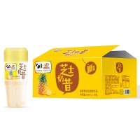 浩明芝士奶昔菠蘿果粒乳酸菌飲品箱裝招商380ml×15瓶