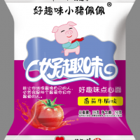 好趣味小豬佩佩點心面番茄