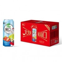 葡口果粒草莓汁飲料490mlX