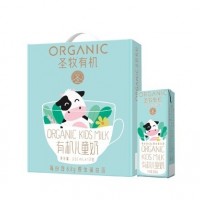 圣牧兒童有機奶全脂調(diào)制乳利樂包200ml×12包