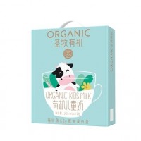 圣牧兒童有機奶全脂調(diào)制乳利樂包200毫升×12包