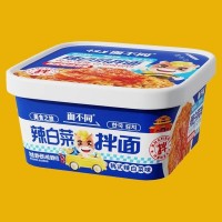 面不同辣白菜拌面韓式辣白